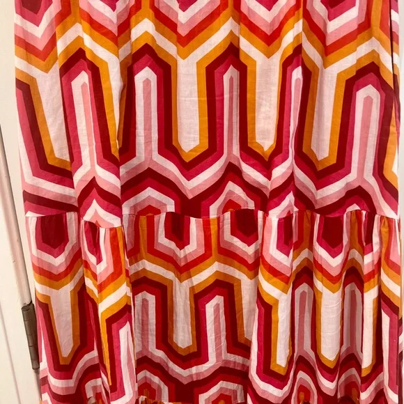 Lesley Evers CLAUDIA maxi skirt Corinth Pink, Sz S - Picture 4 of 5